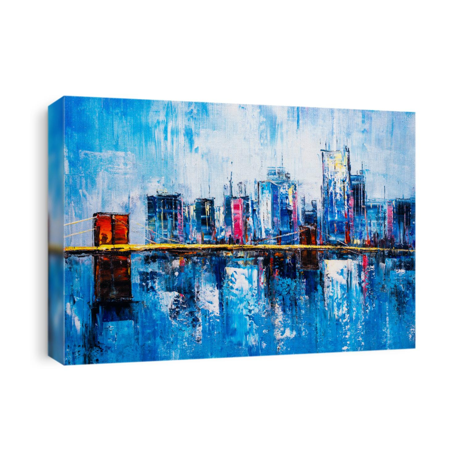 Oil Painting - Brooklyn Bridge, New York