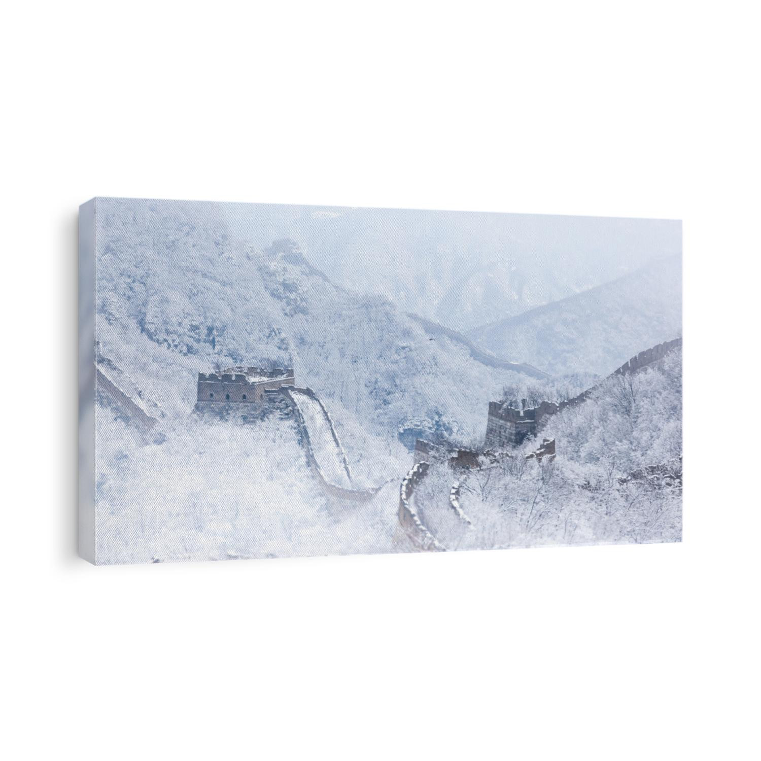 greatwall in winter with snow cover