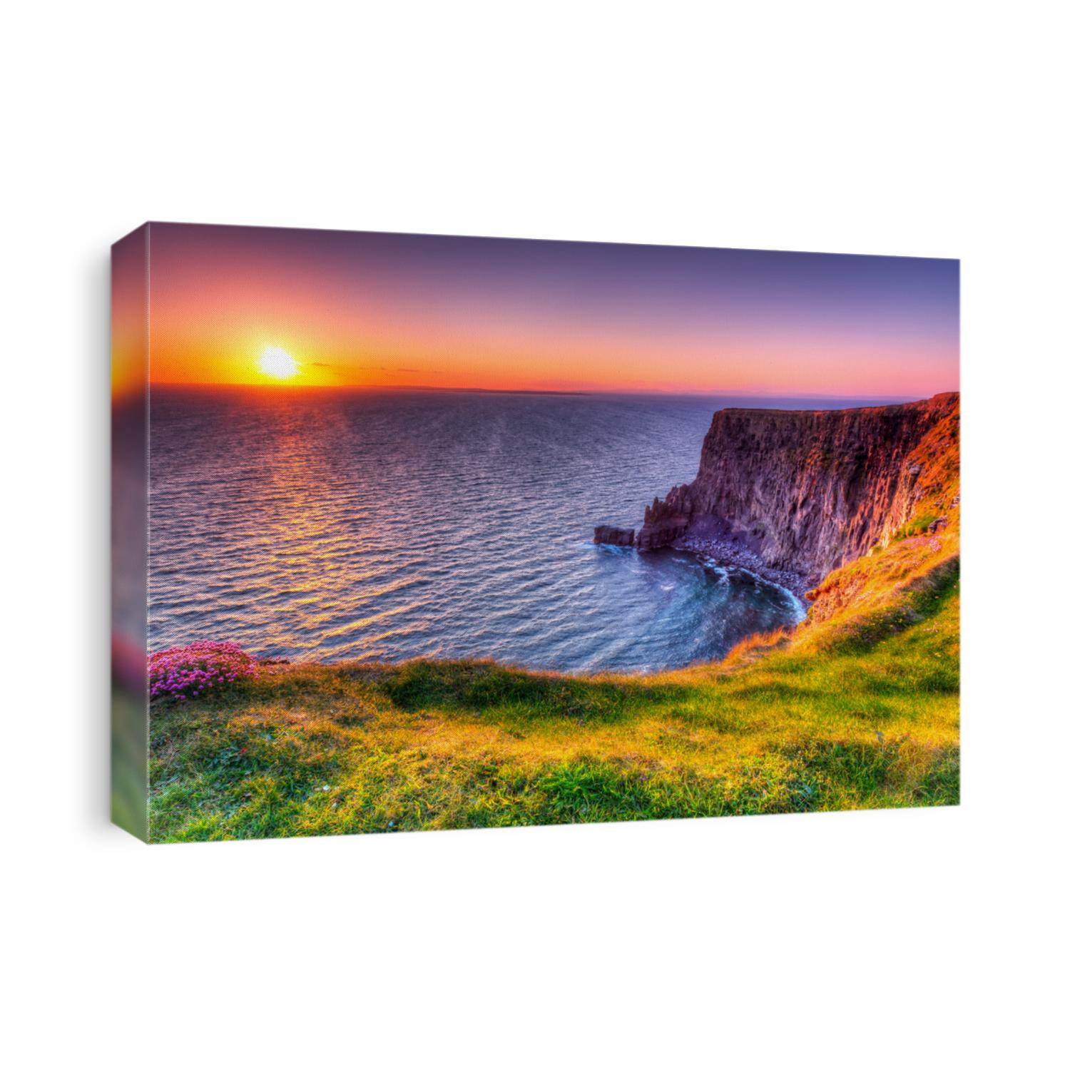 Cliffs of Moher at sunset, Co. Clare, Ireland
