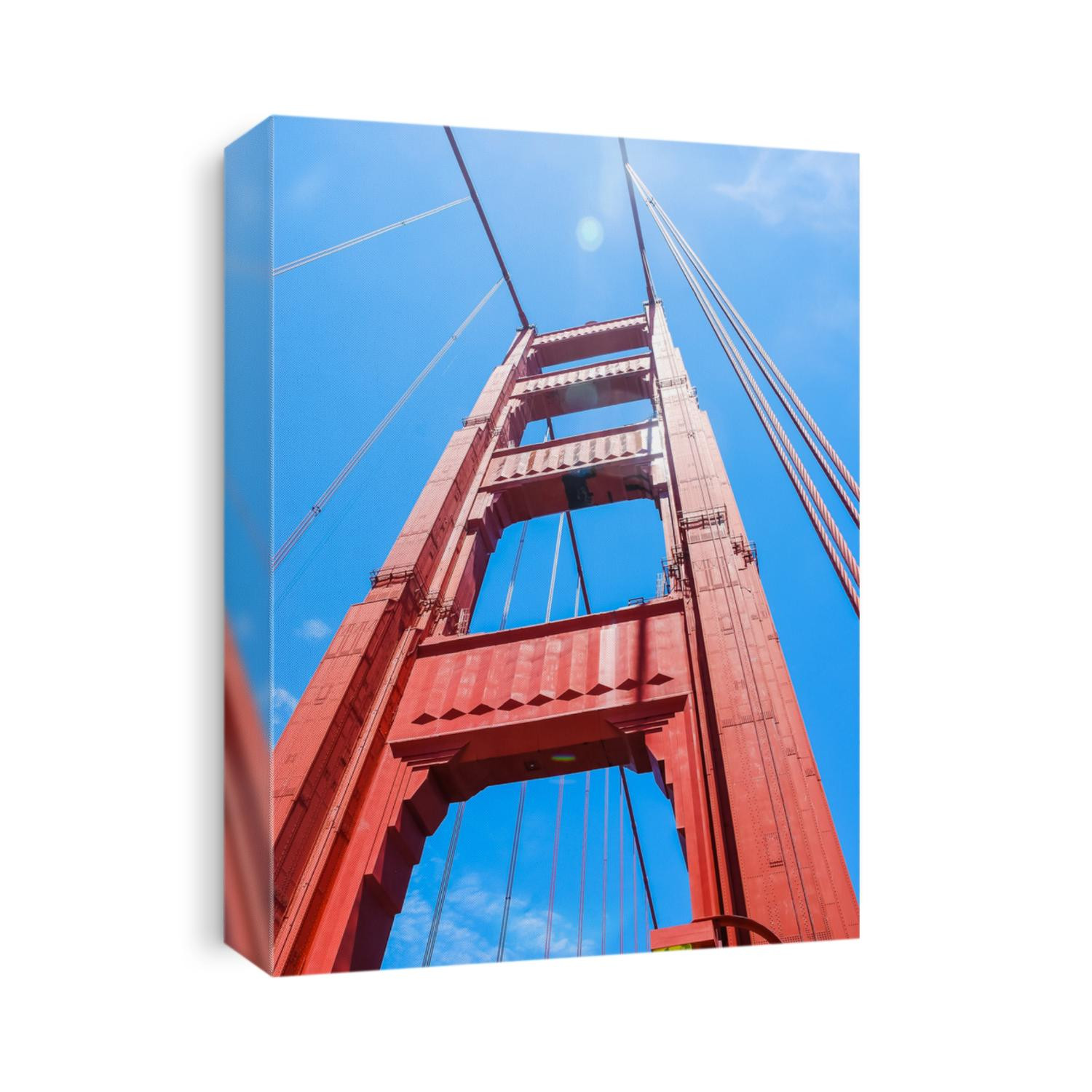 Golden Gate Bridge in the fog, taken in 2007