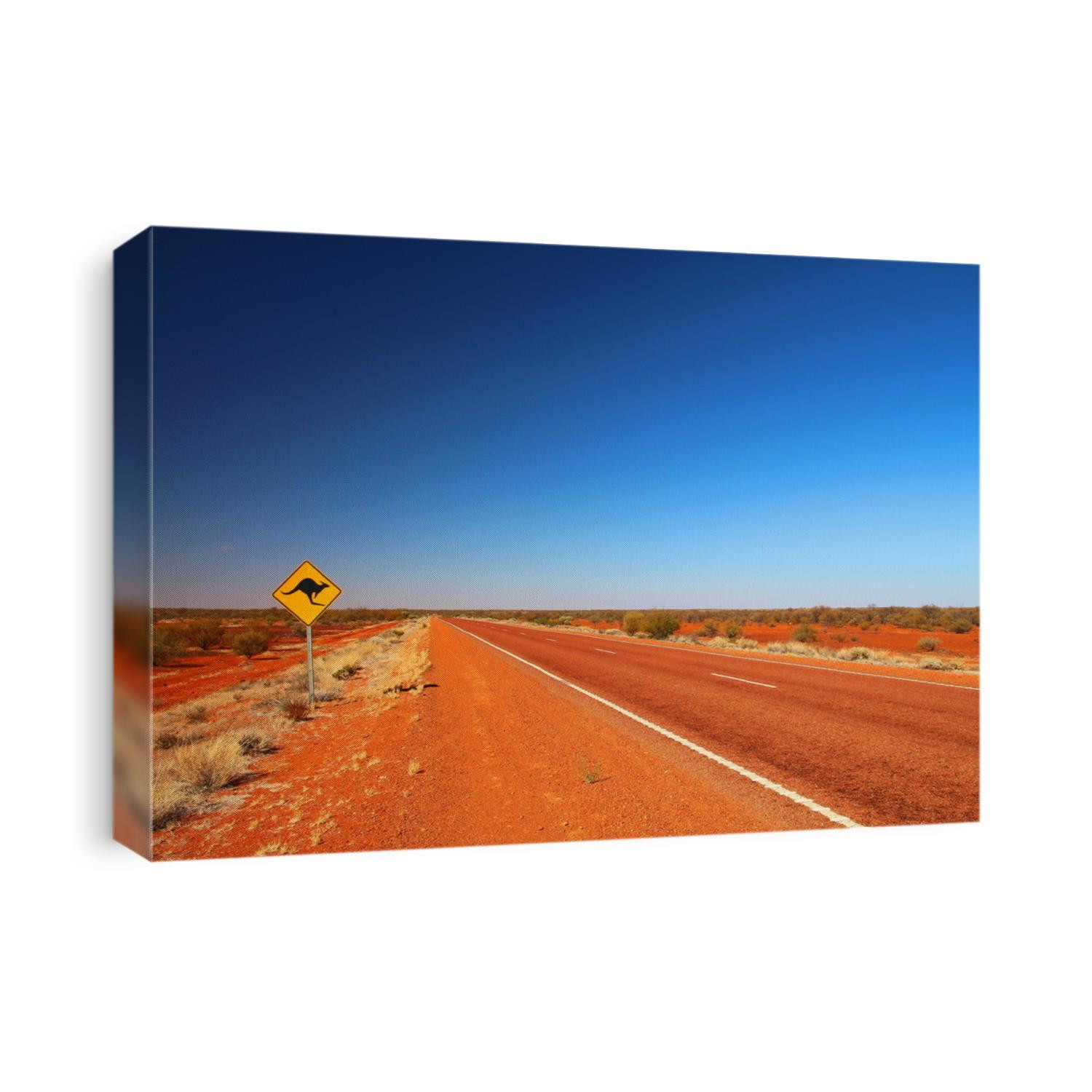 Australian road sign on the highway