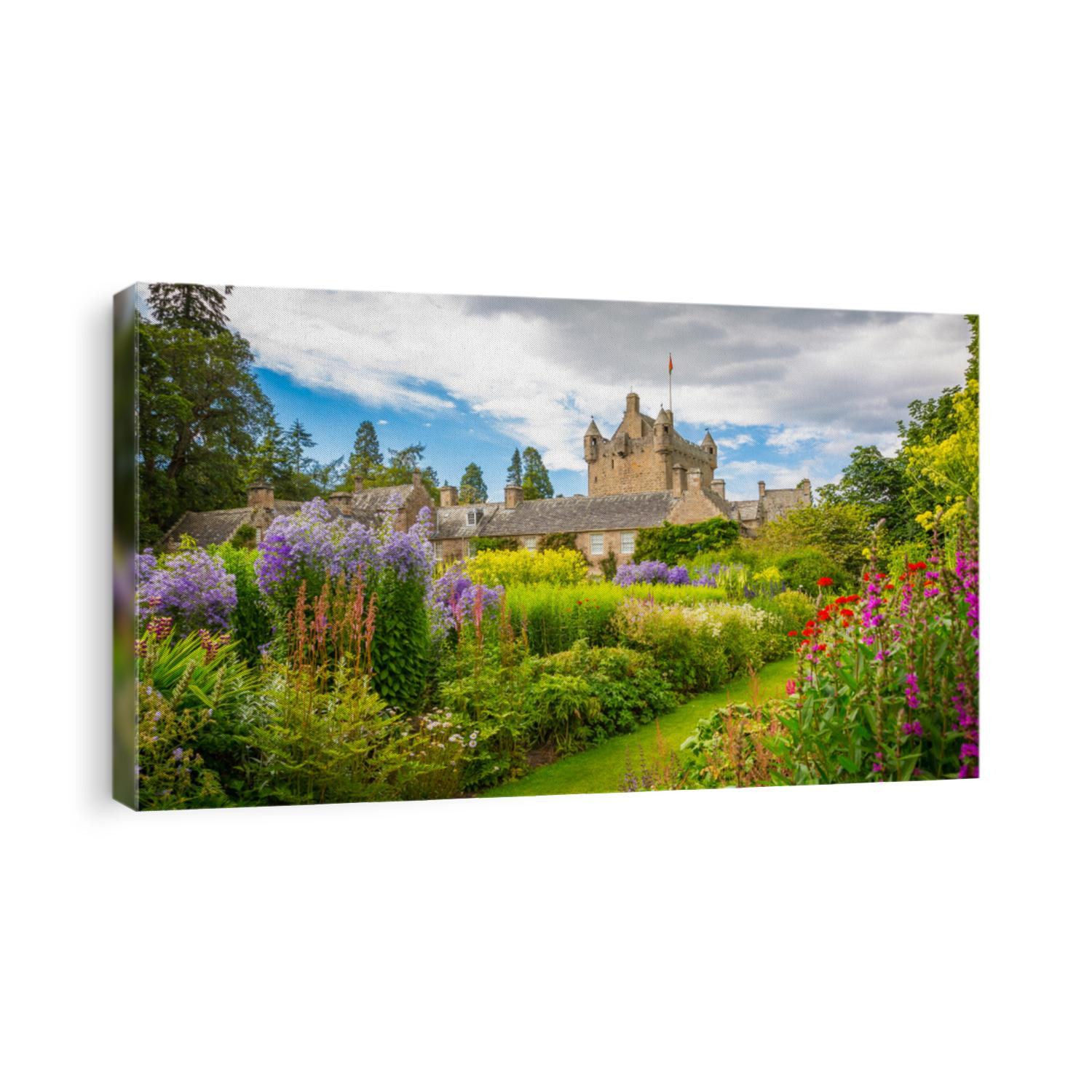 Romantic Cawdor Castle with gardens near Inverness, Scotland