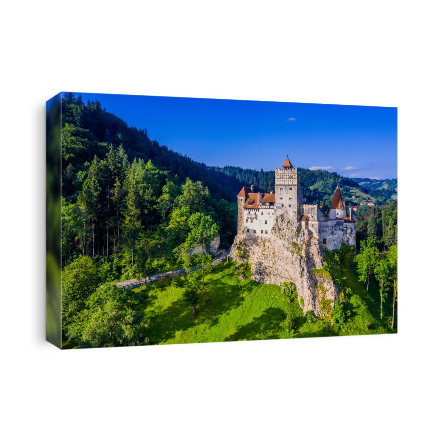 Brasov, Transylvania. Romania. The medieval Castle of Bran, known for the myth of Dracula.