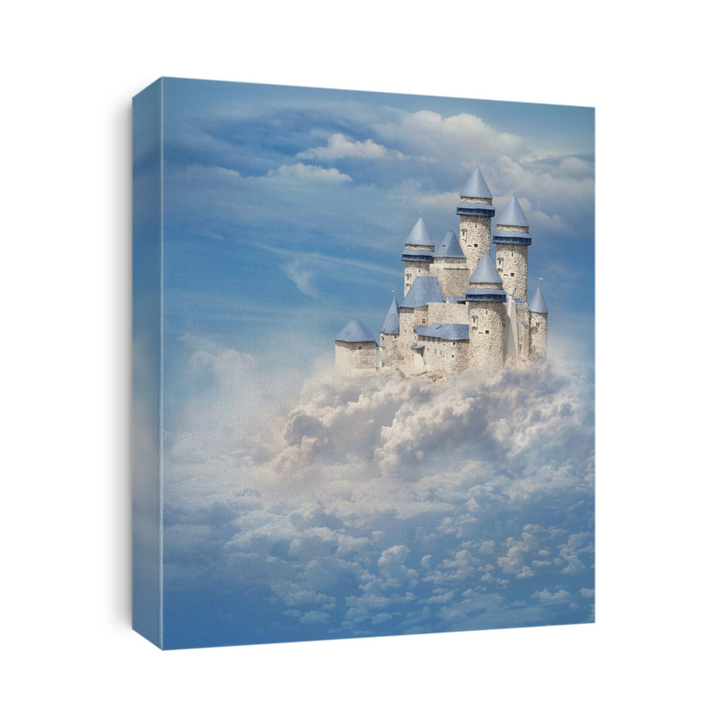 Fantasy castle in the clouds