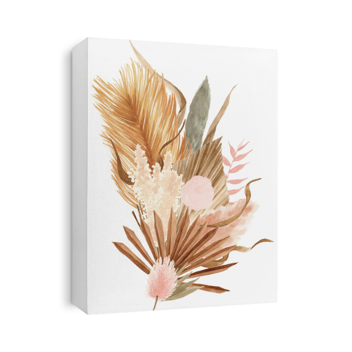 Bohemian Dried Foliage Bouquet, Dried Flowers, Dried Leaves, Boheme Floral, Wedding Bouquet, Leaves Floral Bouquet
