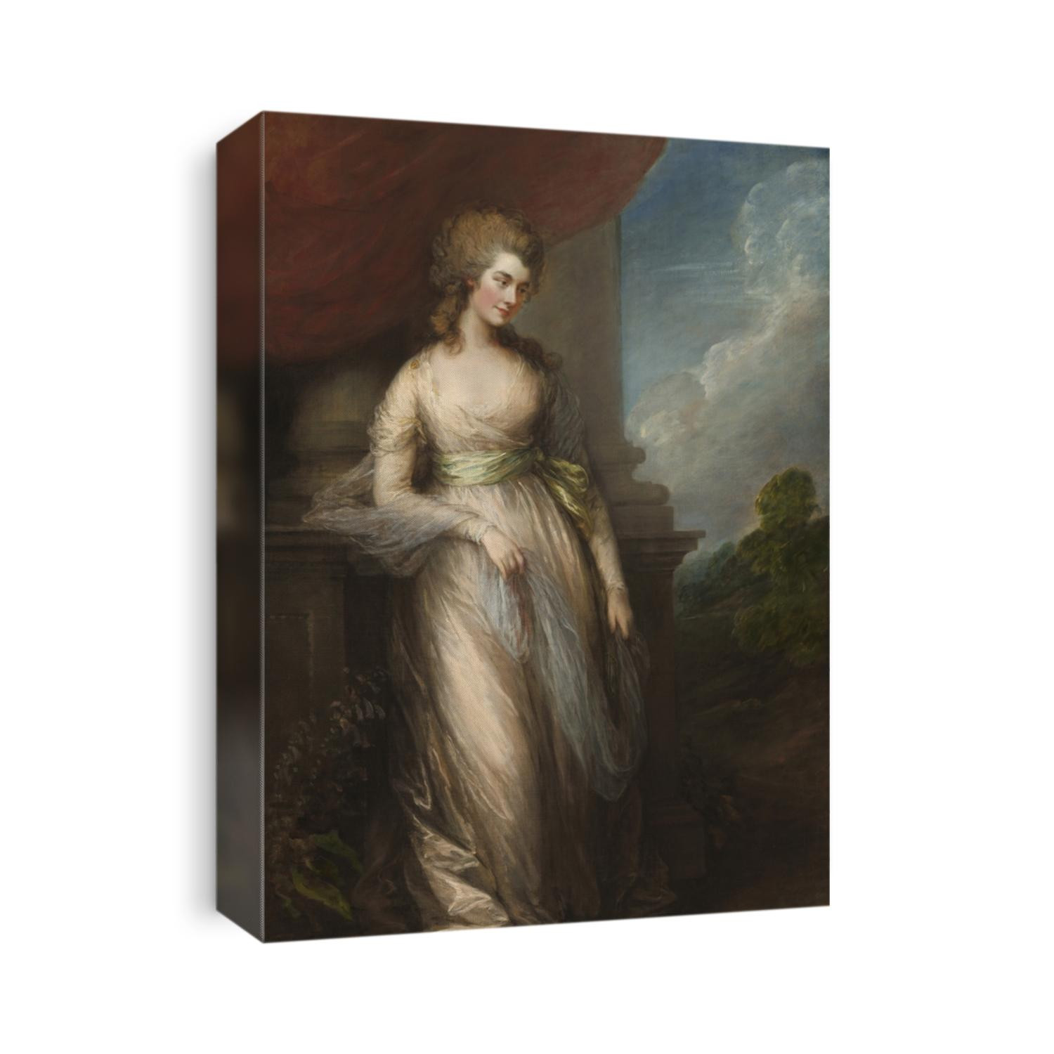 Georgiana, Duchess of Devonshire, by Thomas Gainsborough, 1783, English painting, oil on canvas. Keira Knightley starred in the title role of the 2008 film, THE DUCHESS, directed by Saul Dibb, based