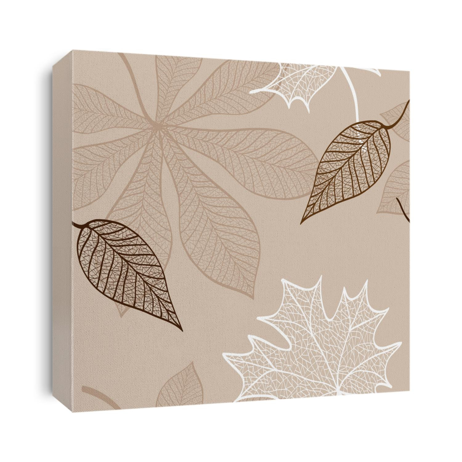 seamless pattern of lace foliage vector background