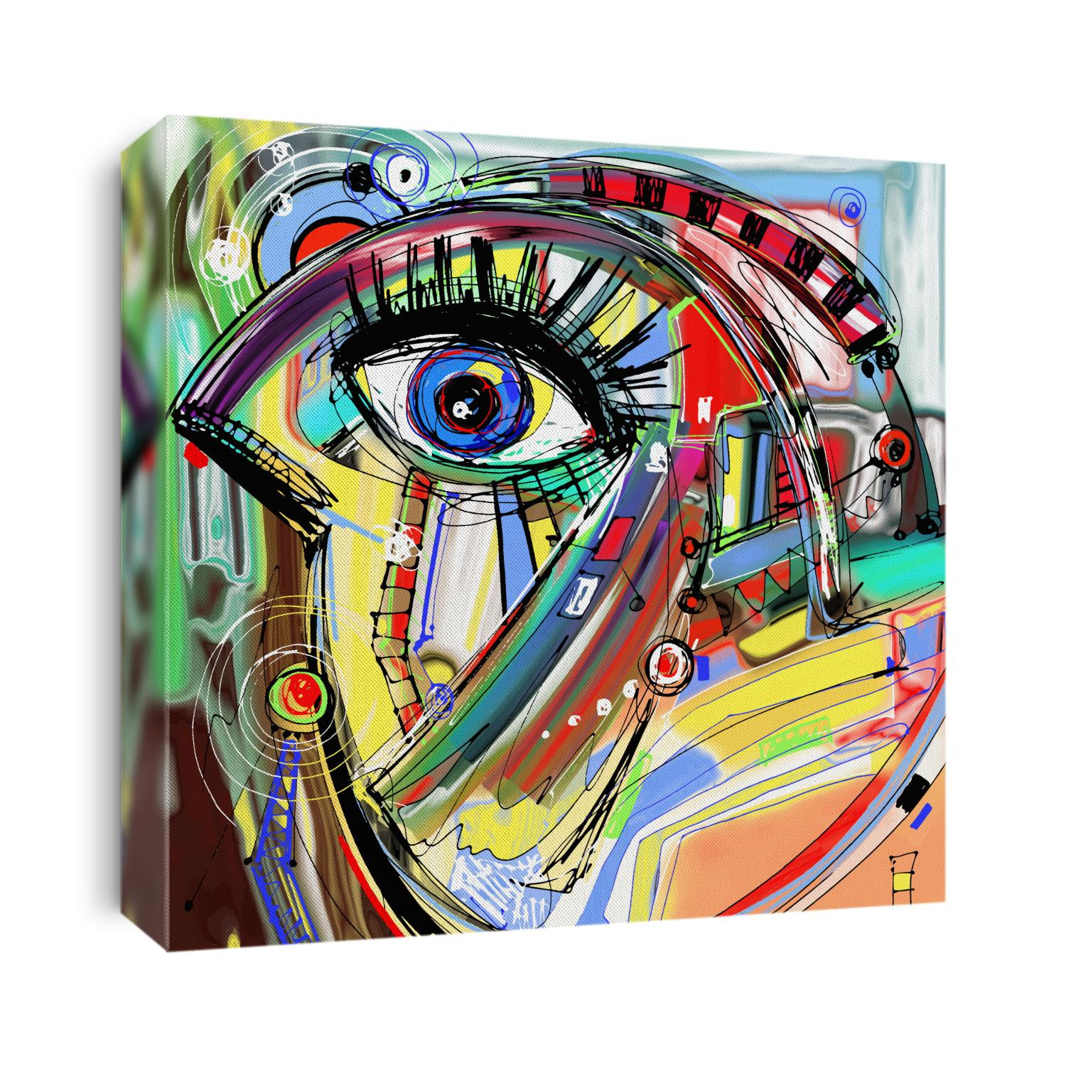 original abstract digital painting artwork of doodle bird, colored poster print pattern, vector illustration