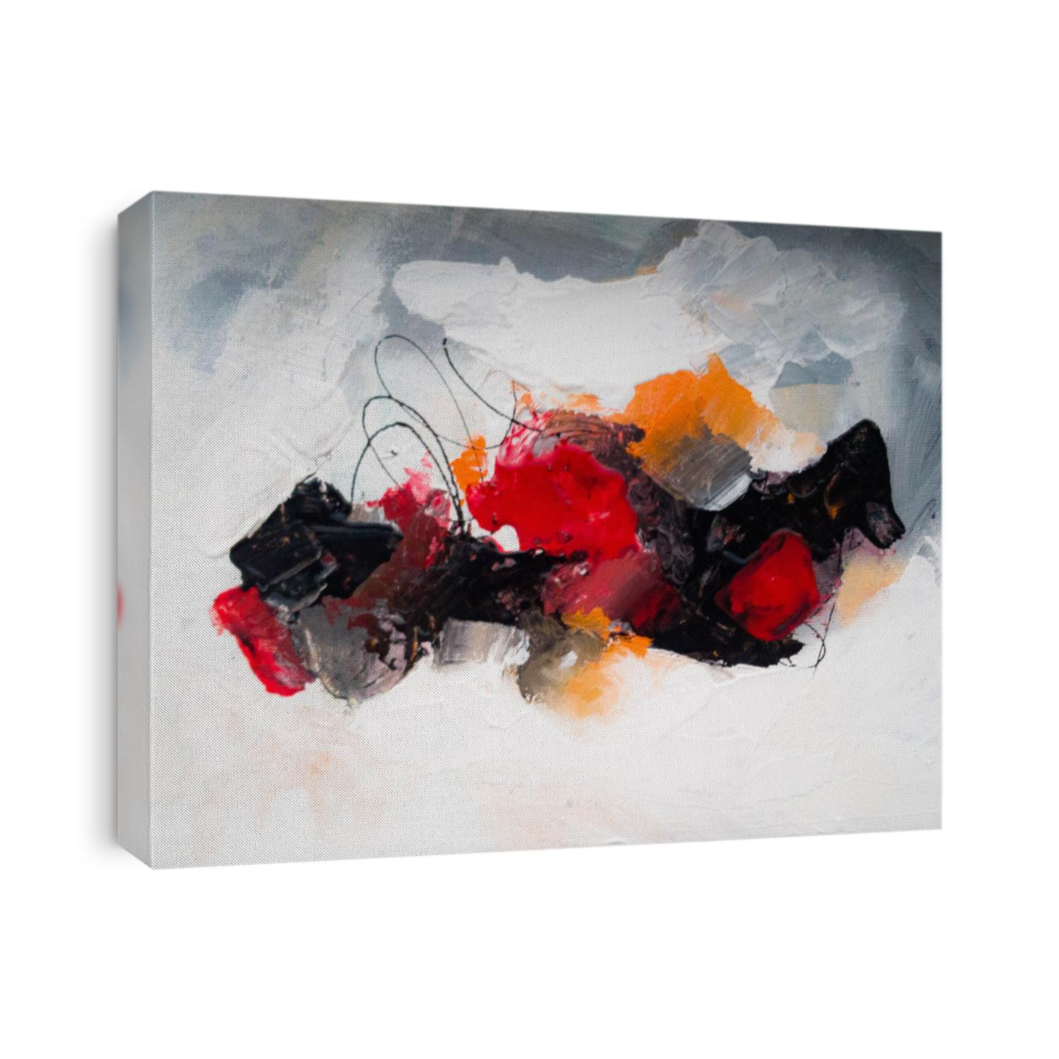 Abstract oil texture background. Paint on canvas. Contemporary art. 