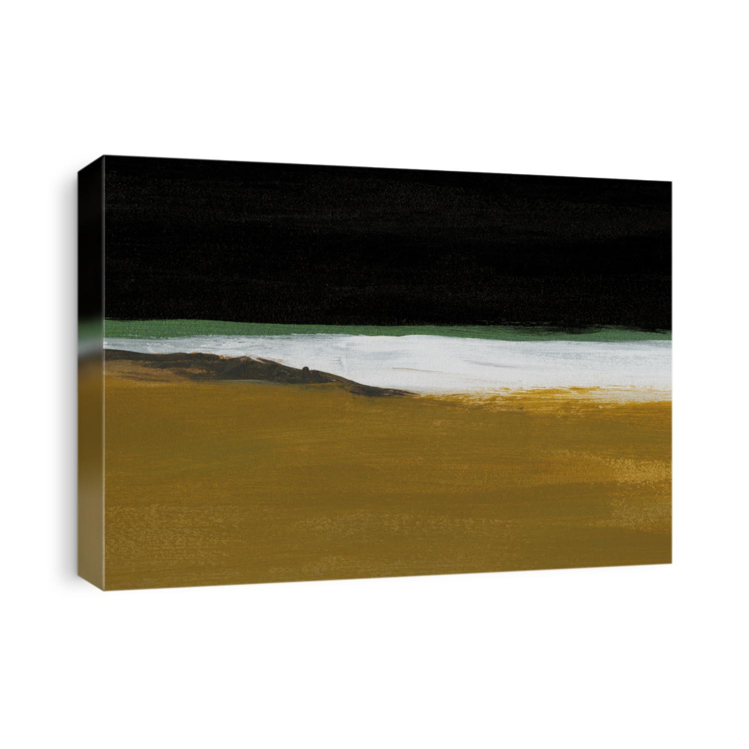 Minimalist landscape. Versatile image can apply to a wide range of creative design projects: posters, packaging, banners, cards, websites, wallpapers, magazines. Acrylic paints on paper.