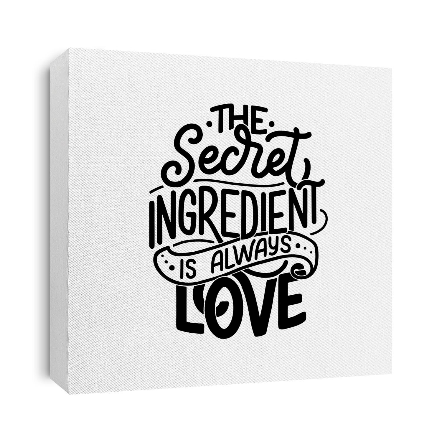 Card with hand drawn unique typography design element for greeting cards, decoration, prints and posters. Handwritten lettering quote about food and cooking. Vector illustration