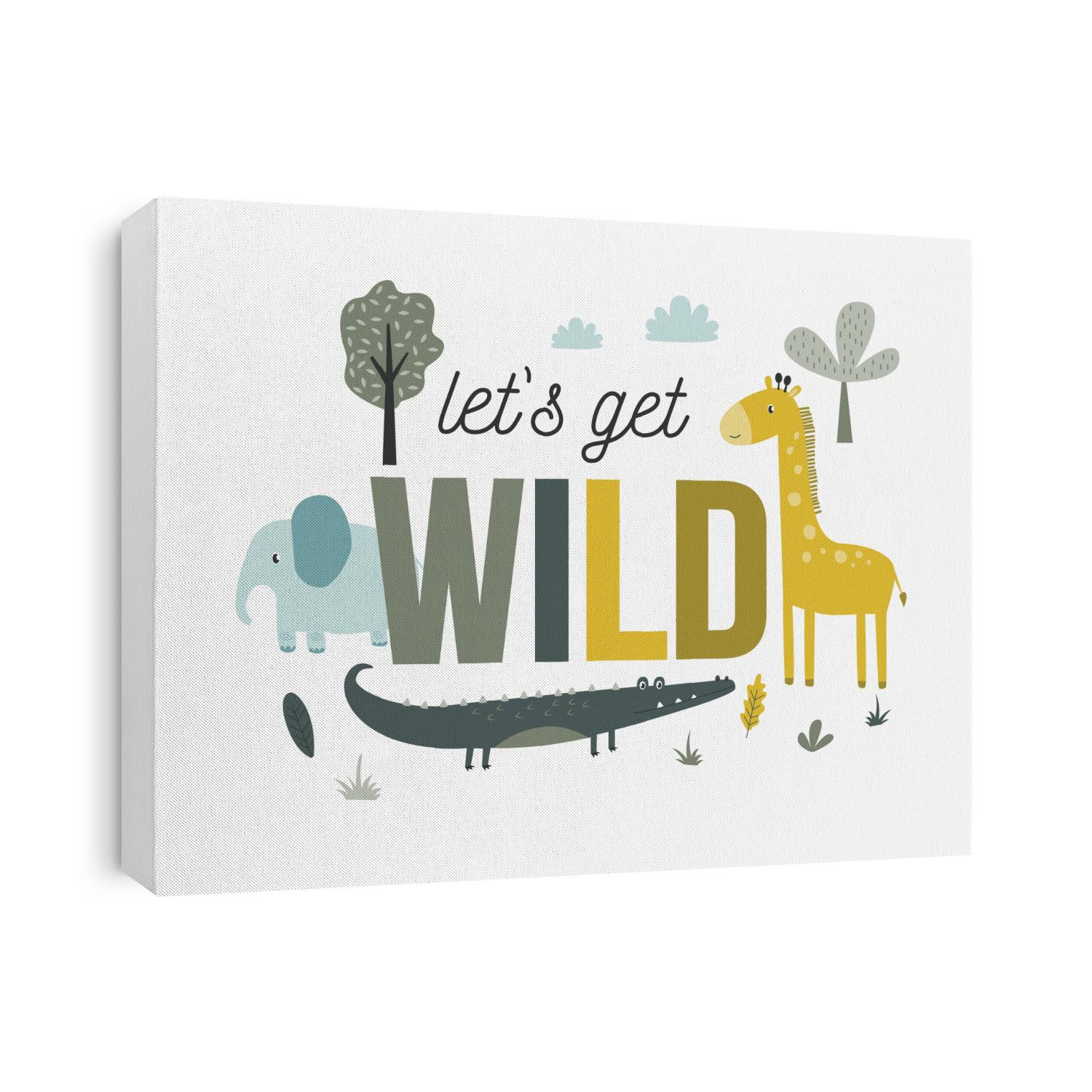 Hand drawing safari animals print design. Vector illustration design for fashion fabrics, textile graphics, prints
