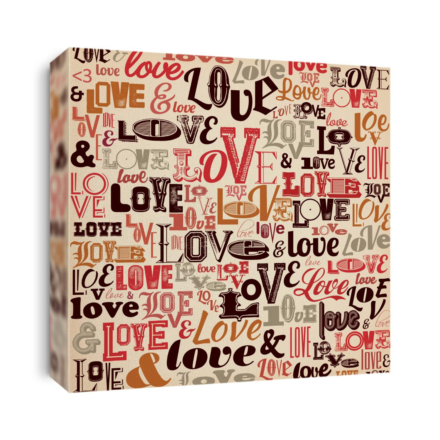 Typographic Valentines Day Design