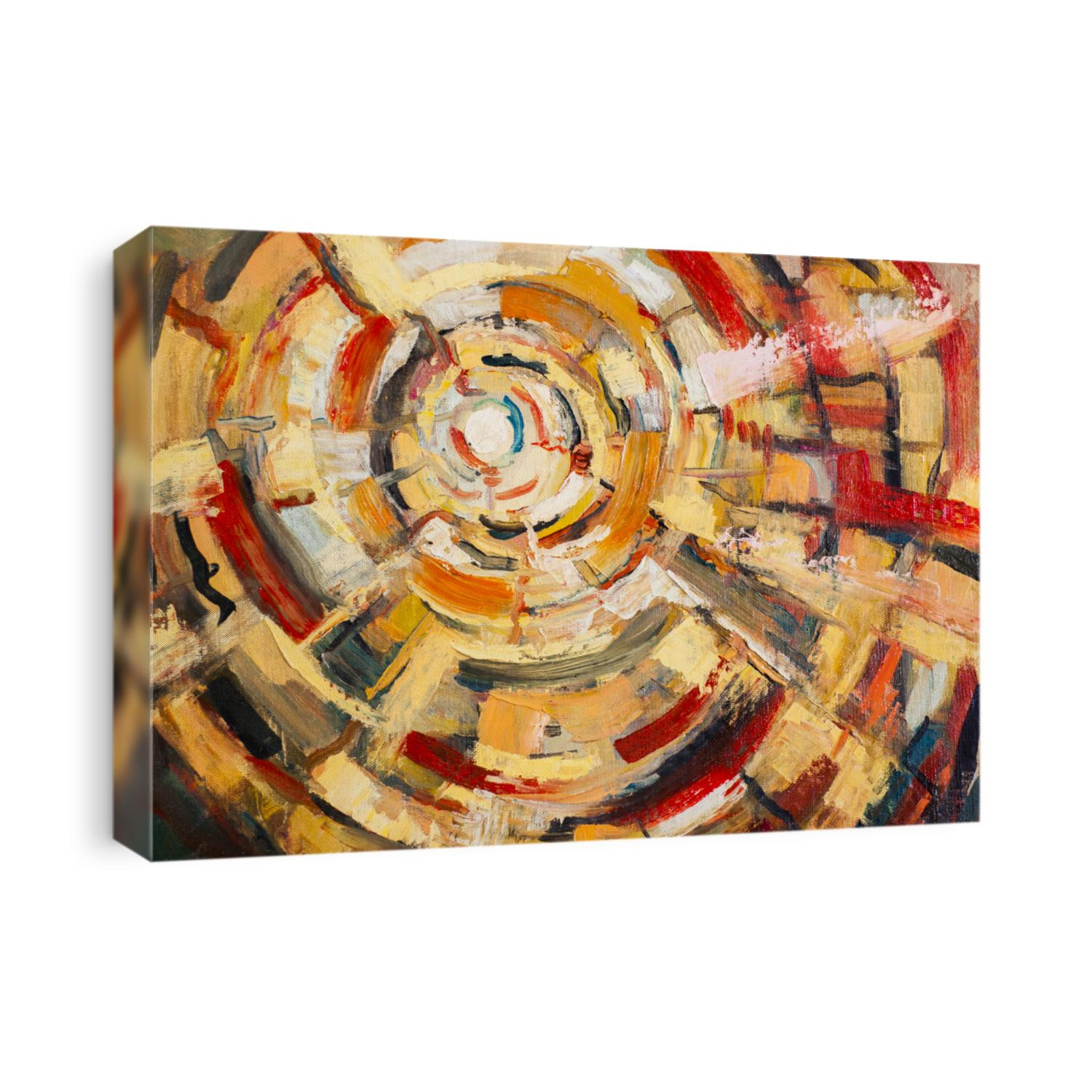 Original oil painting on canvas.Abstracts,the art