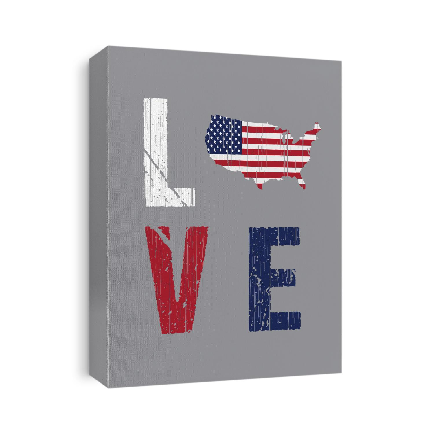 america map distressed flag land of freedom independence 4th of july pride